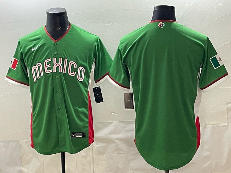 Men 2026 World Cub USA blank green Nike MLB Jersey 009